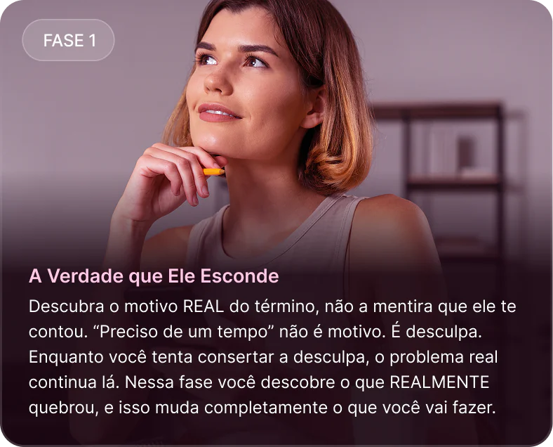 Fase 1 — A Verdade que Ele Esconde